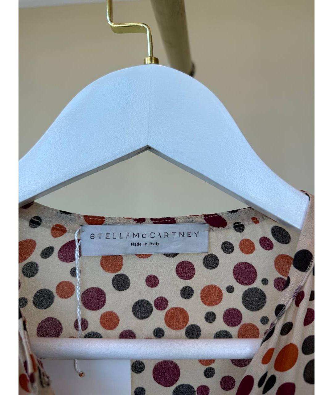 STELLA MCCARTNEY Мульти шелковое повседневное платье, фото 3