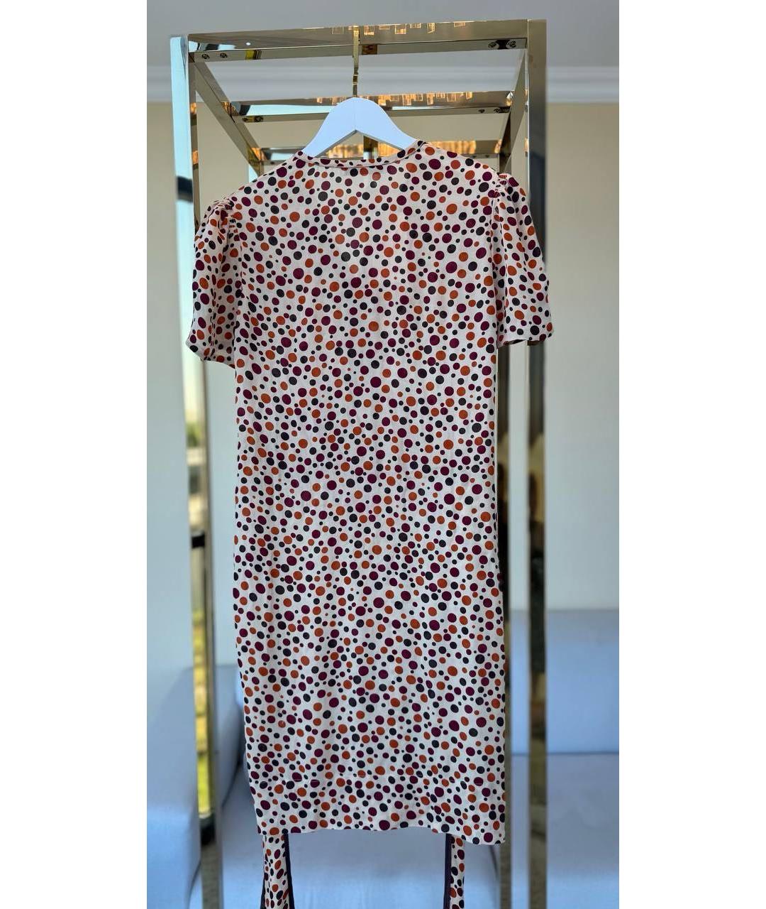 STELLA MCCARTNEY Мульти шелковое повседневное платье, фото 2