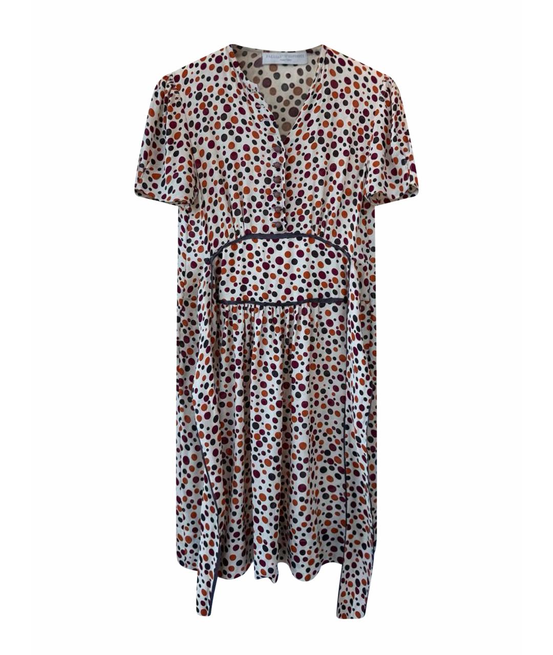 STELLA MCCARTNEY Мульти шелковое повседневное платье, фото 1