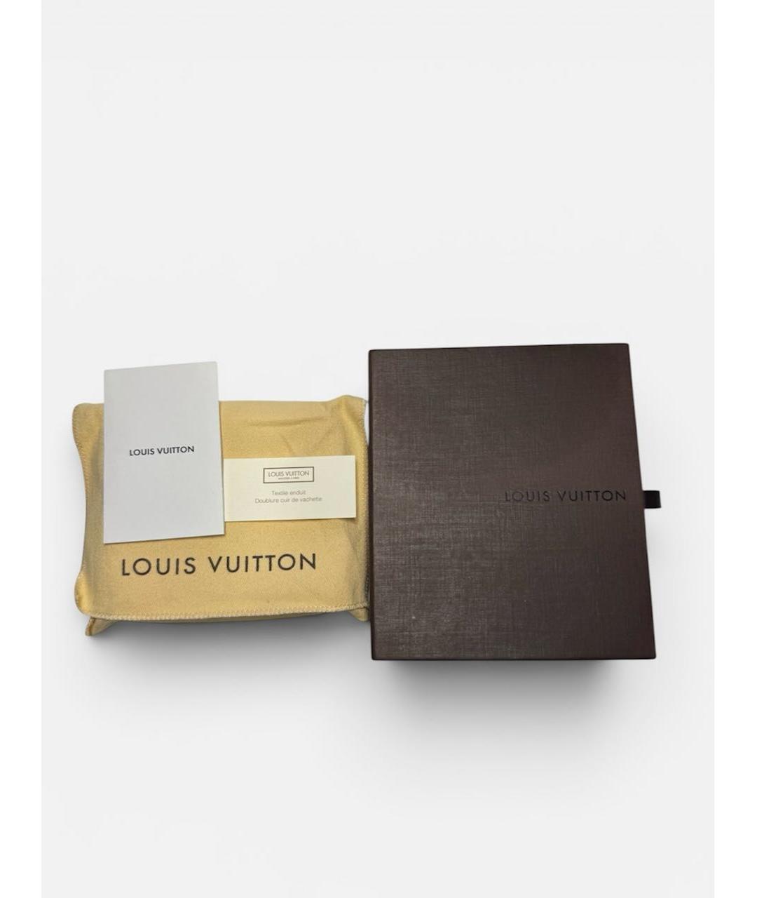 LOUIS VUITTON Коричневый кошелек, фото 3