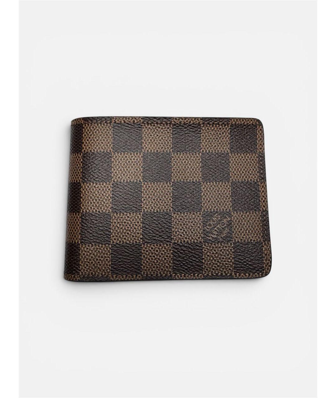 LOUIS VUITTON Коричневый кошелек, фото 4