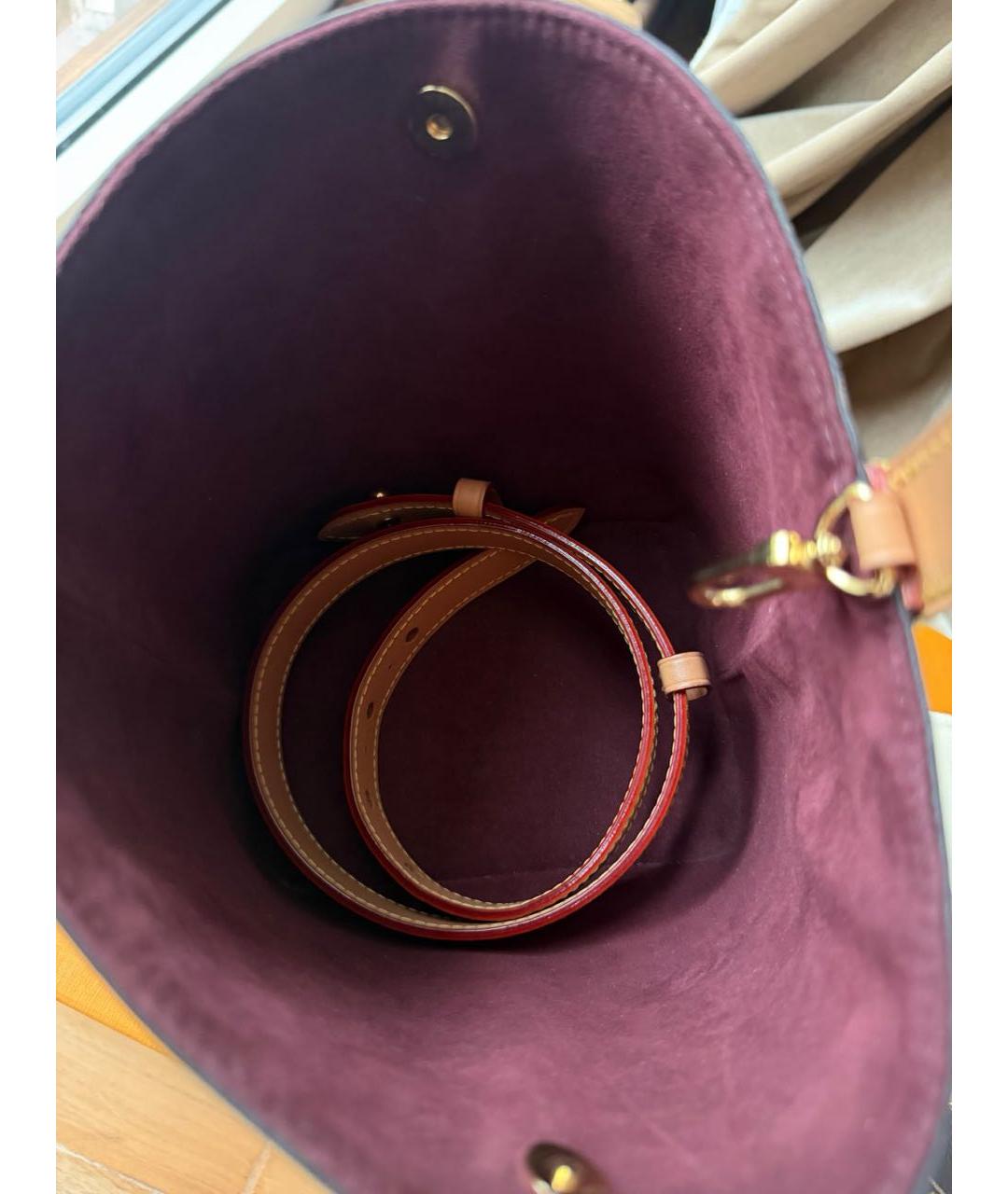 LOUIS VUITTON Коричневая сумка через плечо, фото 6