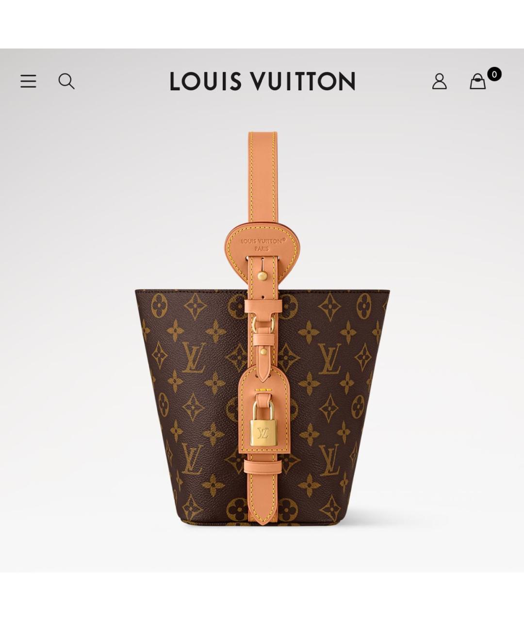 LOUIS VUITTON Коричневая сумка через плечо, фото 8