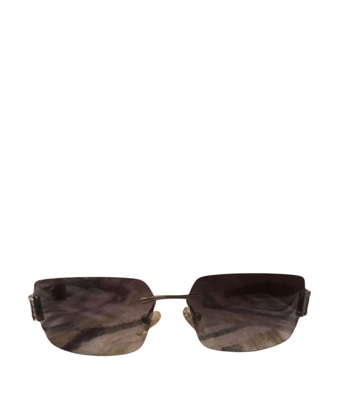 VERSACE Фиолетовые пластиковые солнцезащитные очки, фото 1
