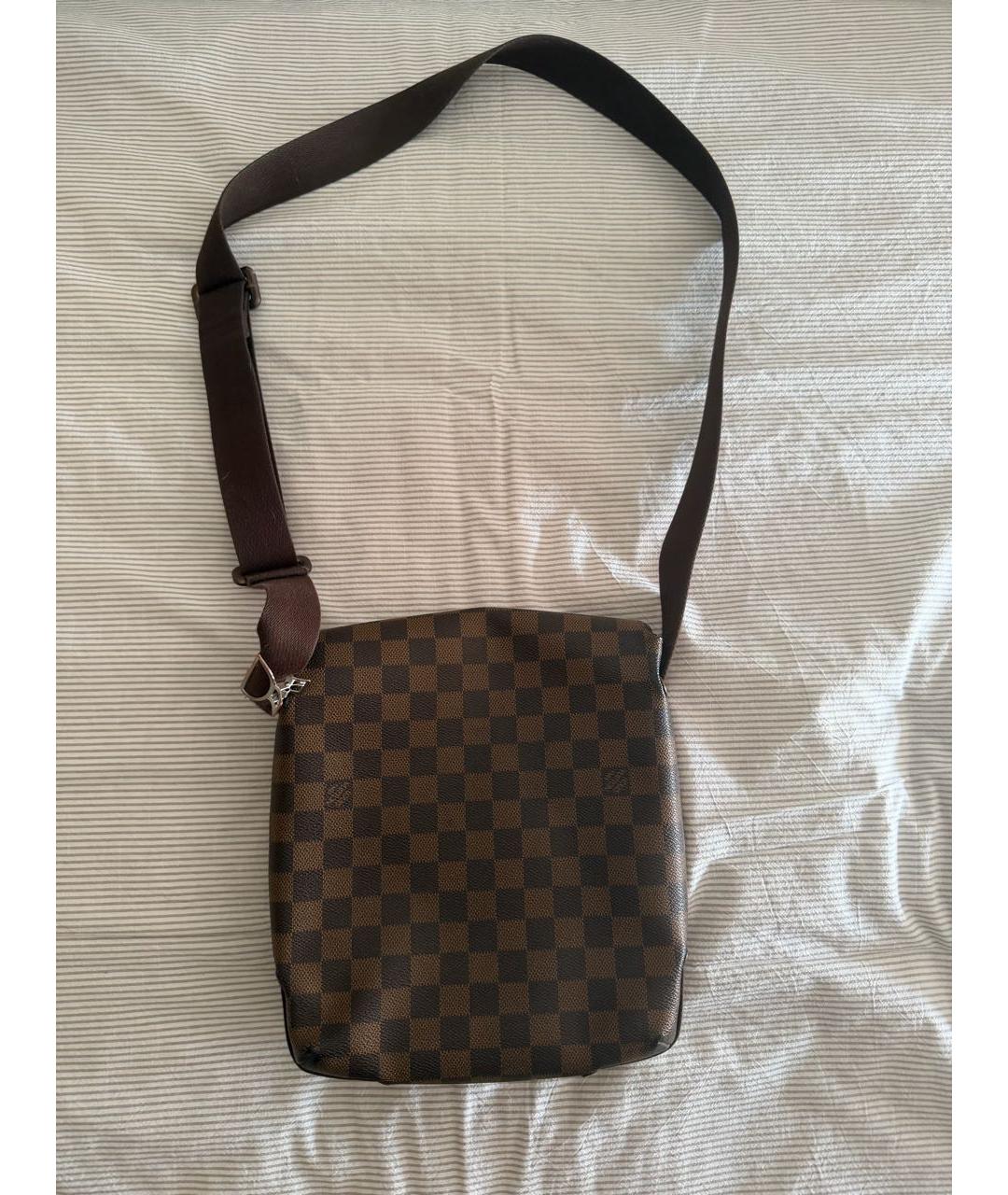 LOUIS VUITTON Коричневая барсетка, фото 2