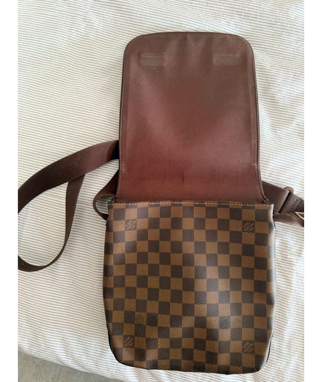 LOUIS VUITTON Коричневая барсетка, фото 4