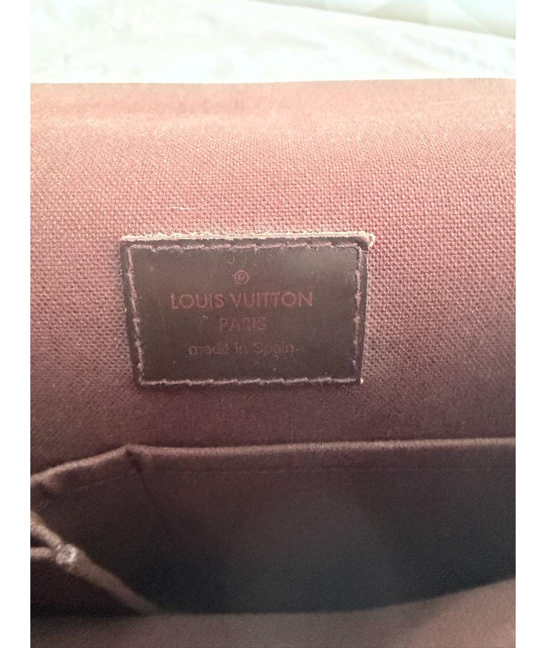 LOUIS VUITTON Коричневая барсетка, фото 3
