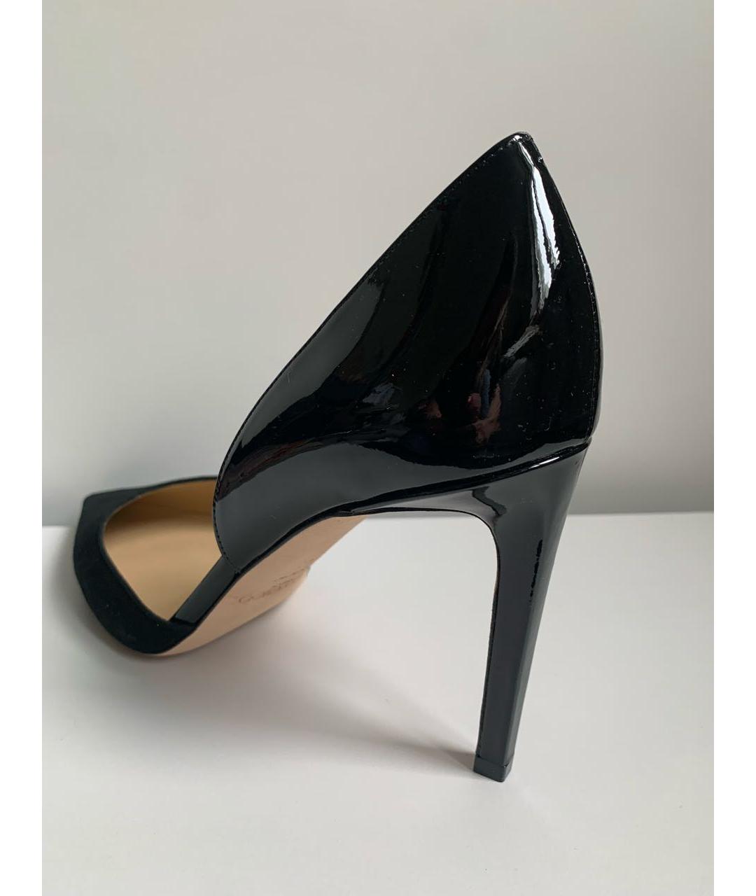 JIMMY CHOO Черные кожаные туфли, фото 4