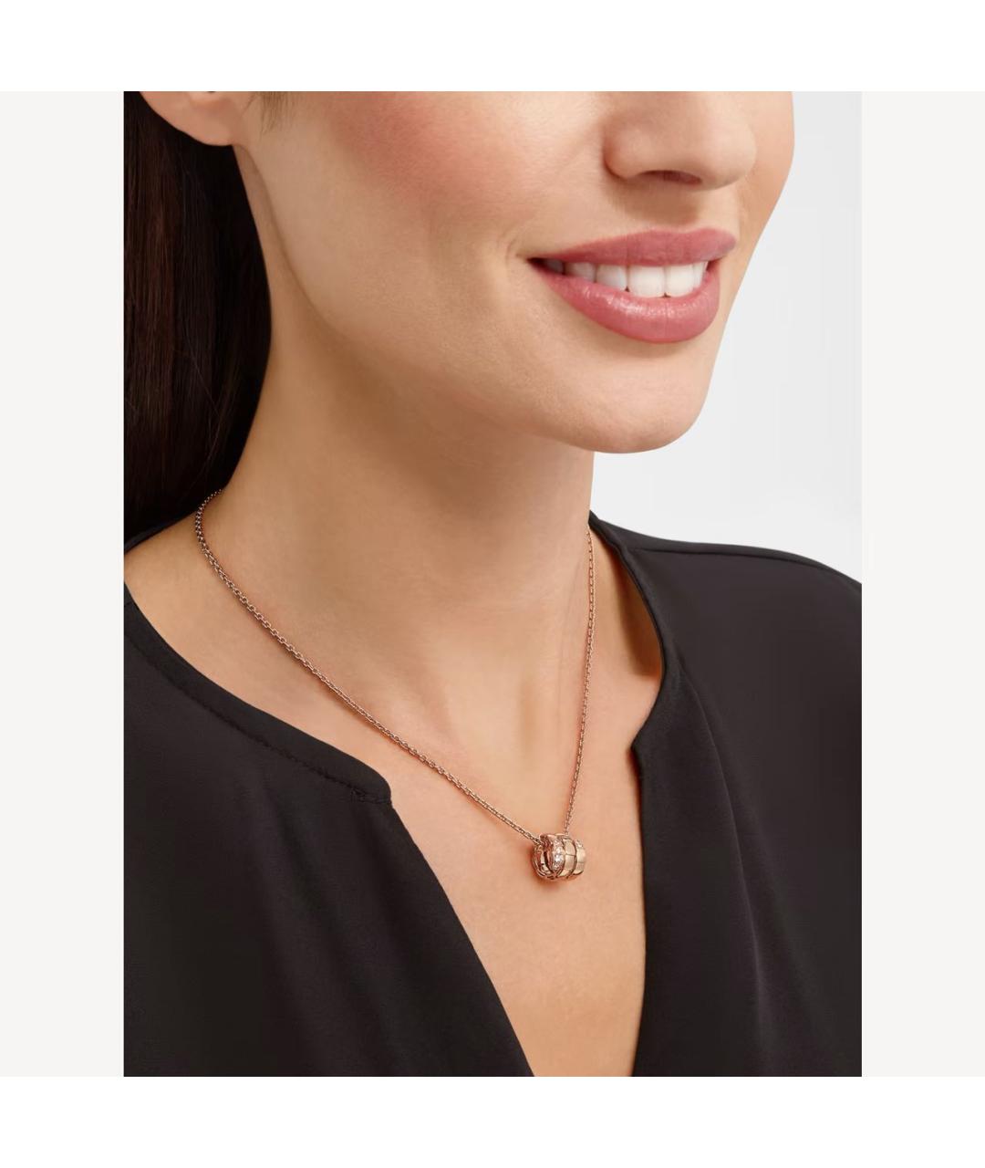 BVLGARI Золотой кулон из розового золота, фото 4