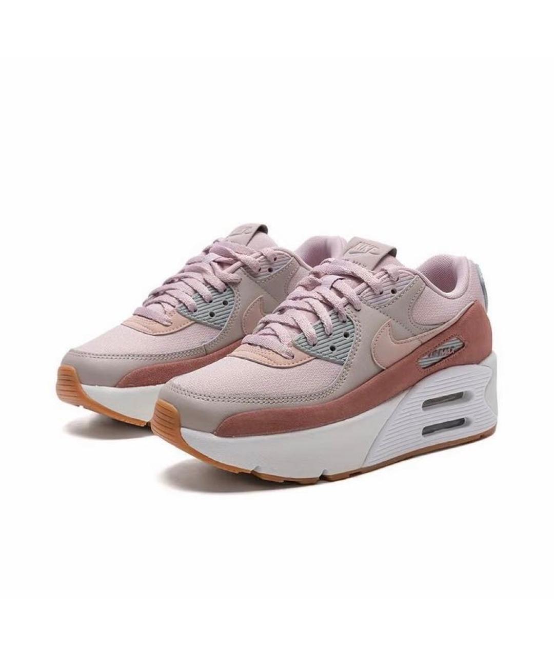 NIKE Розовые замшевые кроссовки, фото 2