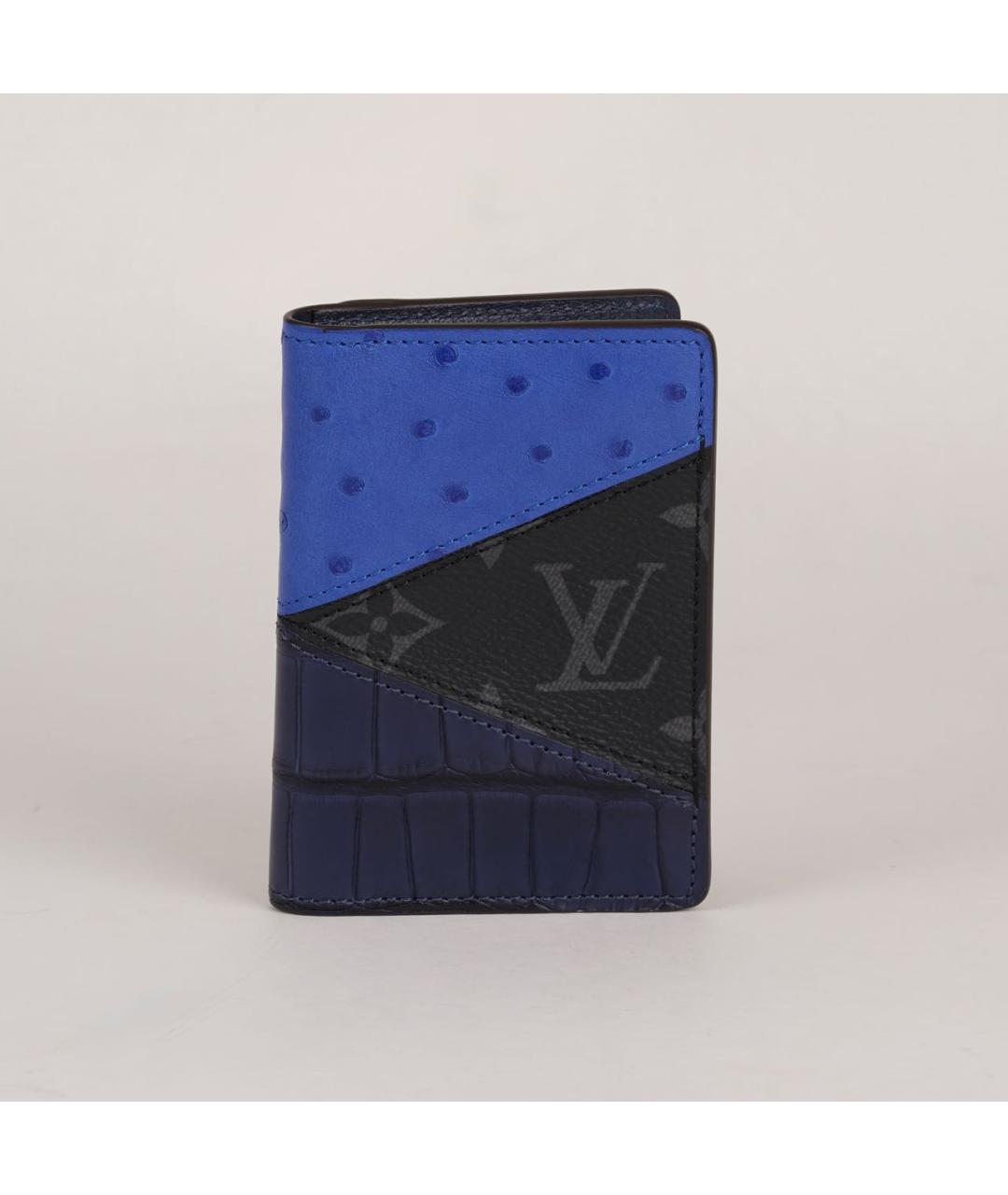 LOUIS VUITTON Синий кардхолдер, фото 9
