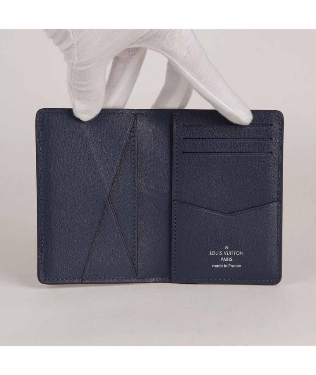 LOUIS VUITTON Синий кардхолдер, фото 4