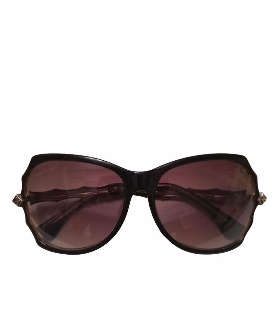 LOUIS VUITTON Черные пластиковые солнцезащитные очки, фото 1