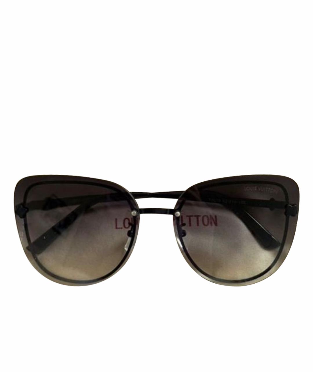 LOUIS VUITTON Черные пластиковые солнцезащитные очки, фото 1