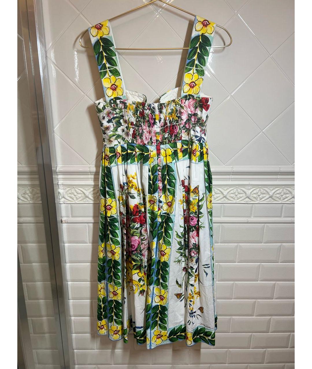 DOLCE&GABBANA Мульти хлопковый сарафан, фото 2