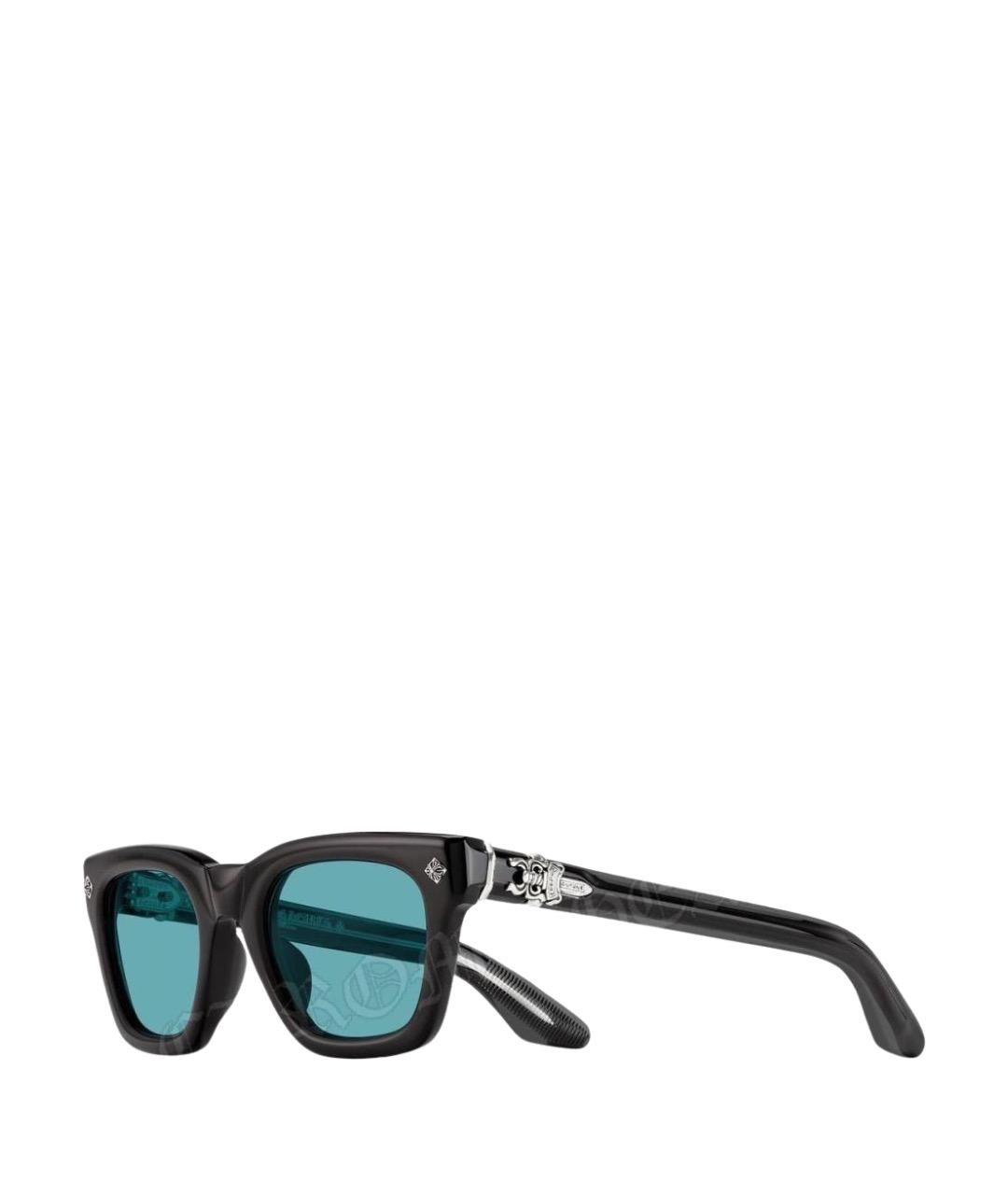 CHROME HEARTS Черные пластиковые солнцезащитные очки, фото 4