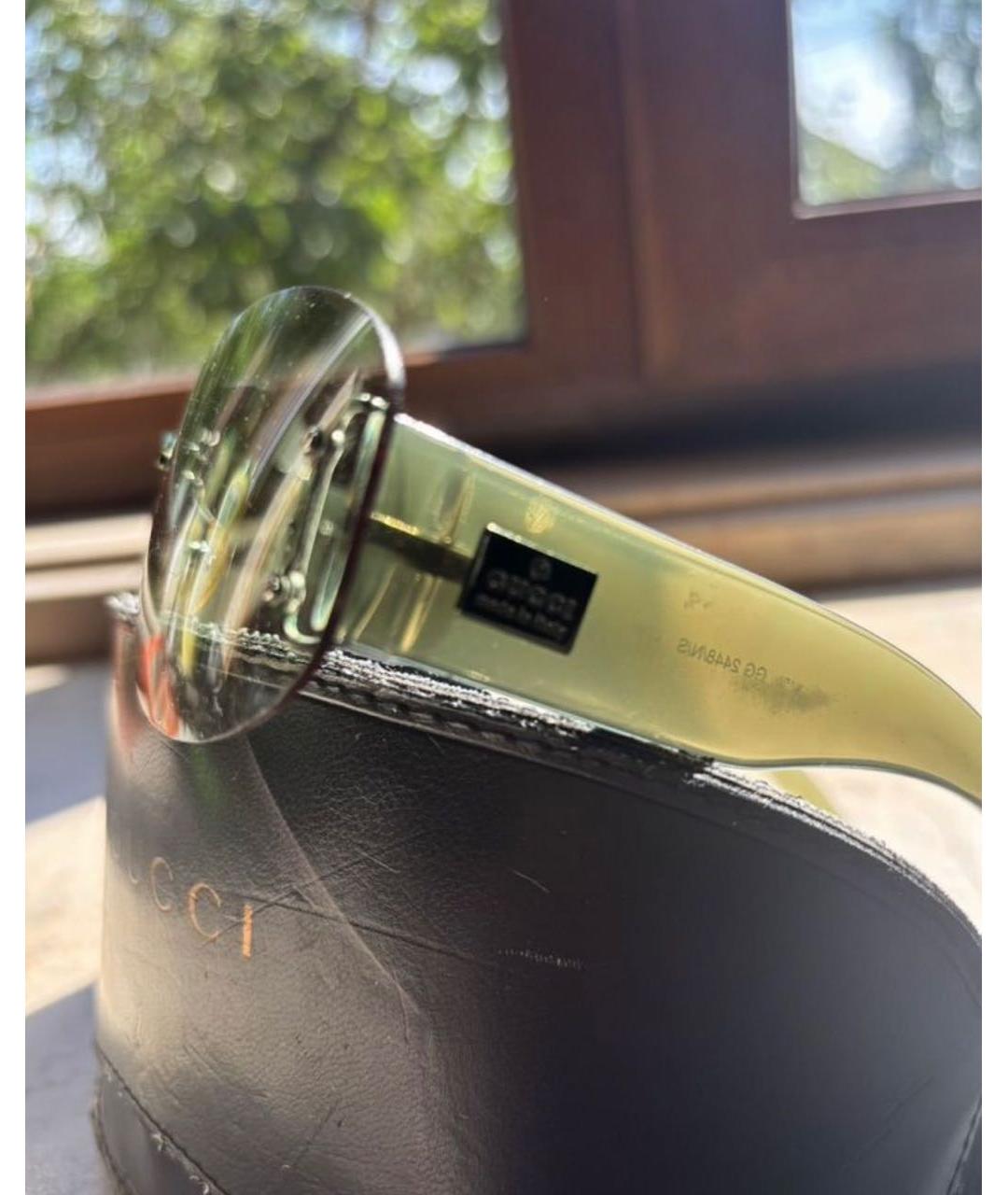 GUCCI Пластиковые солнцезащитные очки, фото 2