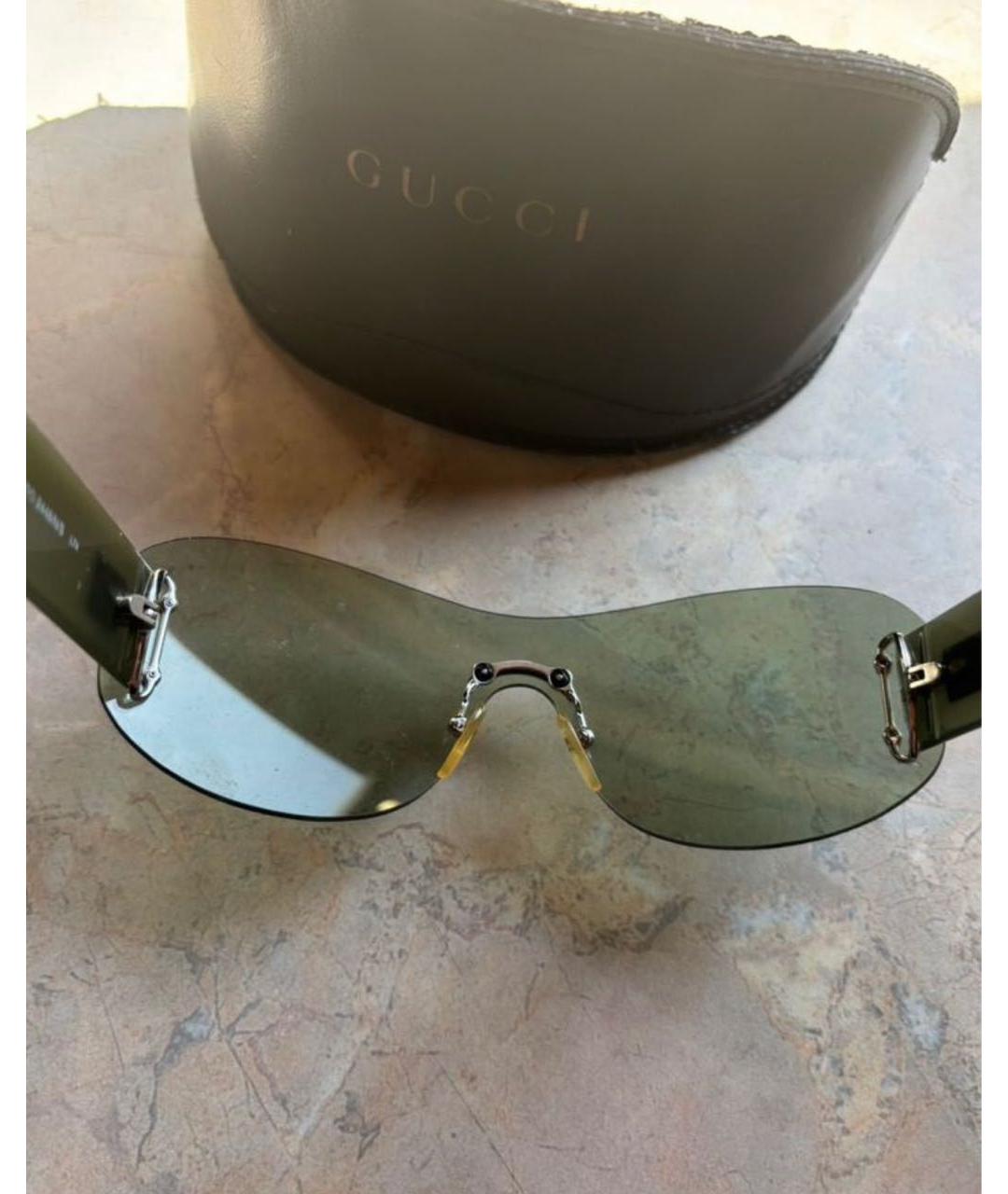 GUCCI Пластиковые солнцезащитные очки, фото 4