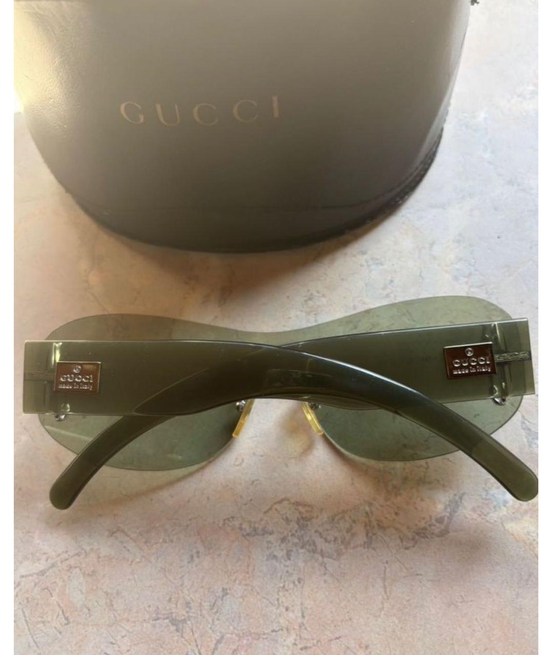 GUCCI Пластиковые солнцезащитные очки, фото 3