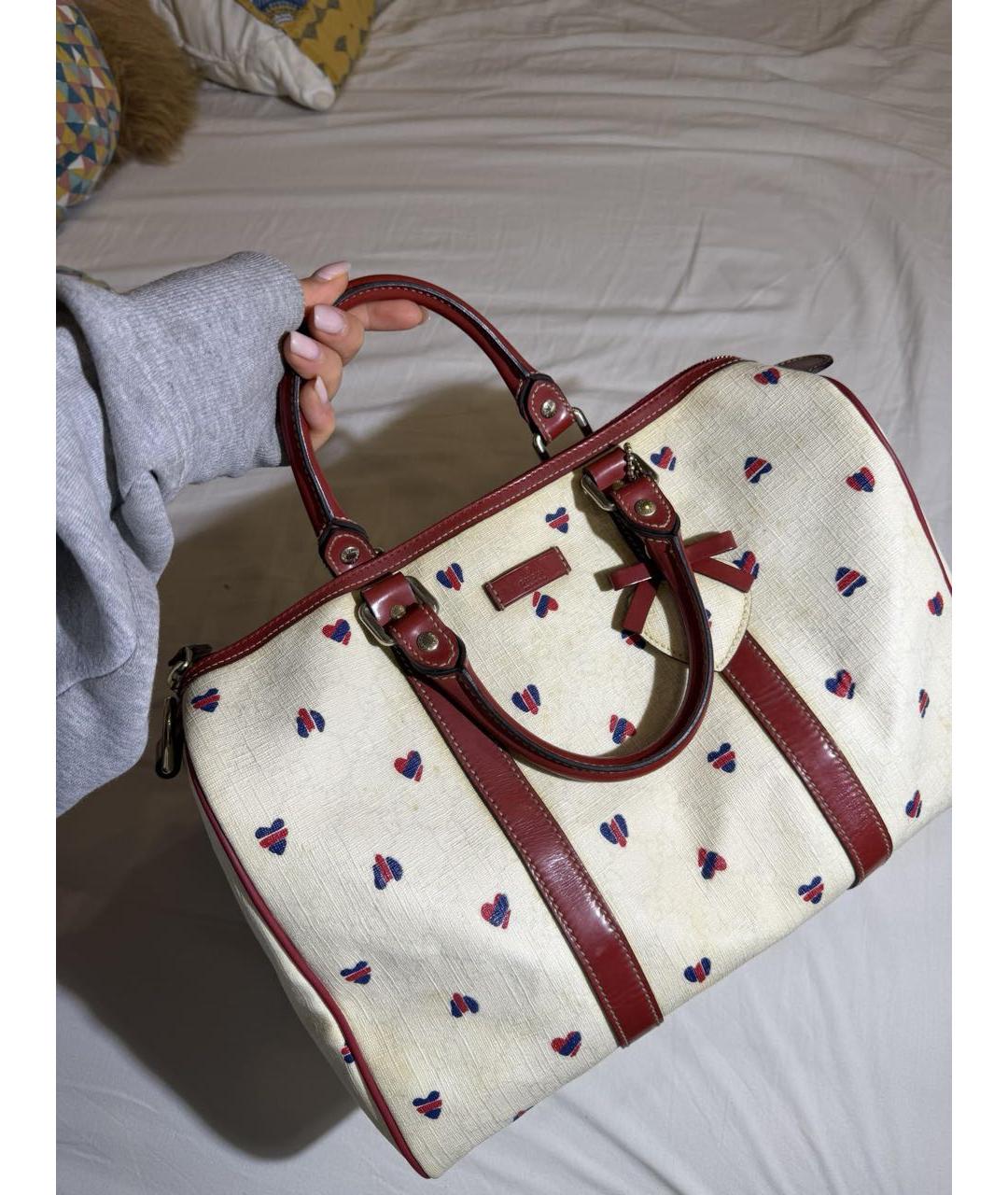 GUCCI Белая дорожная/спортивная сумка, фото 5