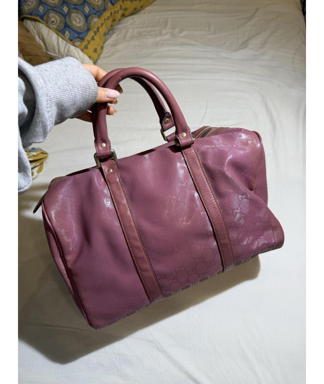 GUCCI Розовая дорожная/спортивная сумка, фото 2