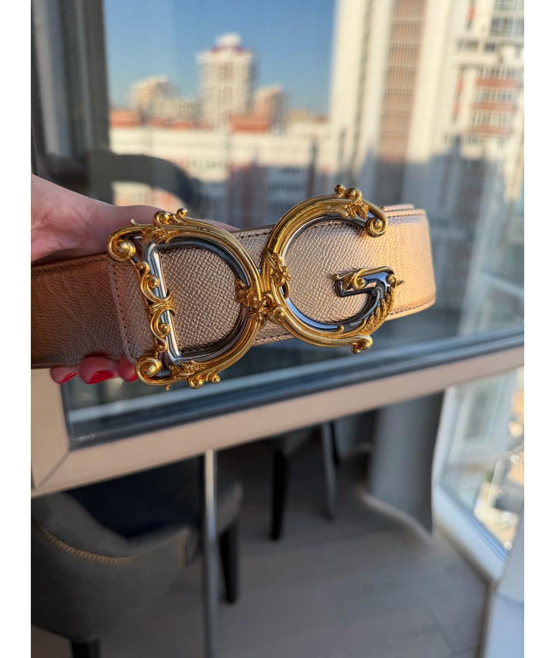 DOLCE&GABBANA Золотой ремень, фото 4