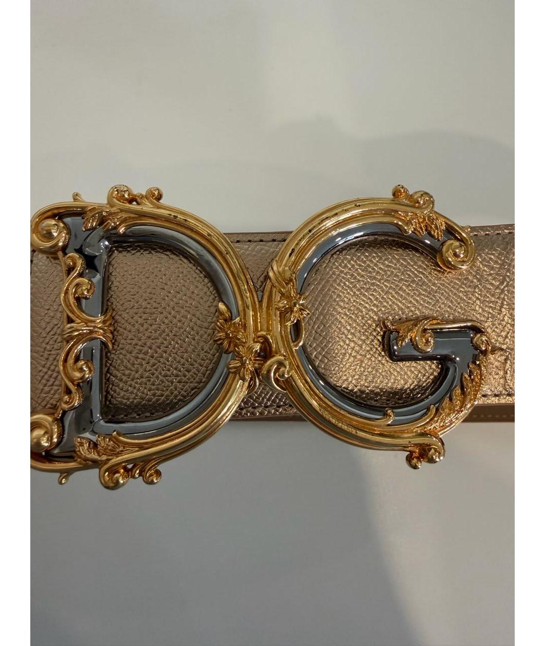DOLCE&GABBANA Золотой ремень, фото 5