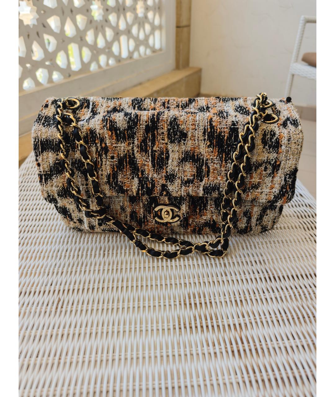 CHANEL Мульти твидовая сумка через плечо, фото 3