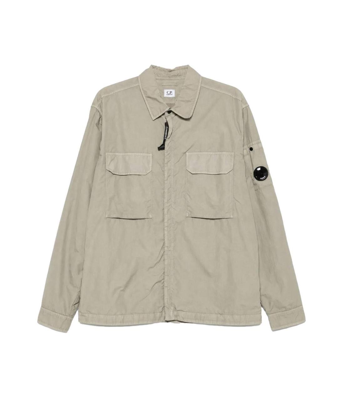 CP COMPANY Бежевая хлопковая куртка, фото 1
