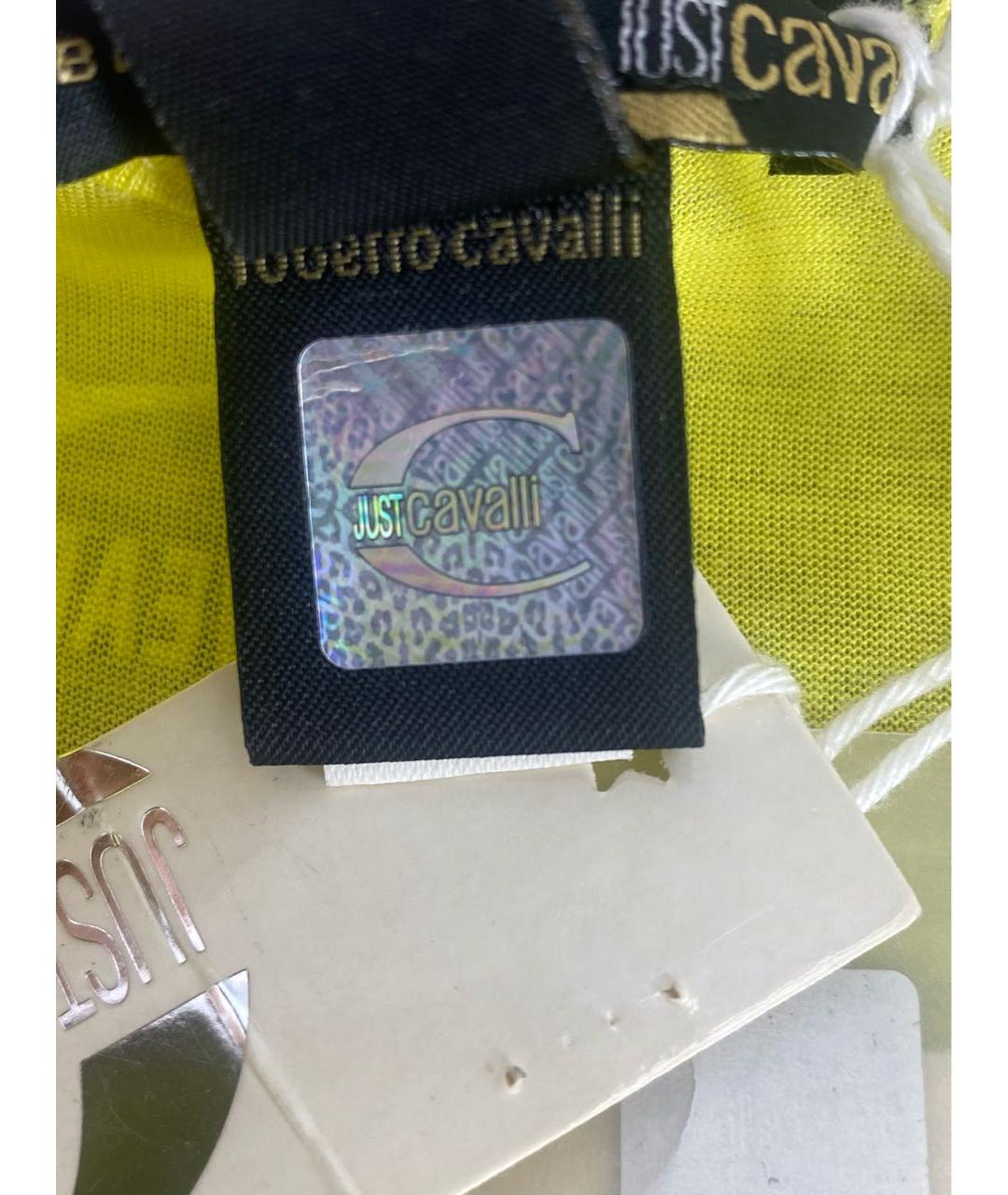JUST CAVALLI Желтая майка, фото 8
