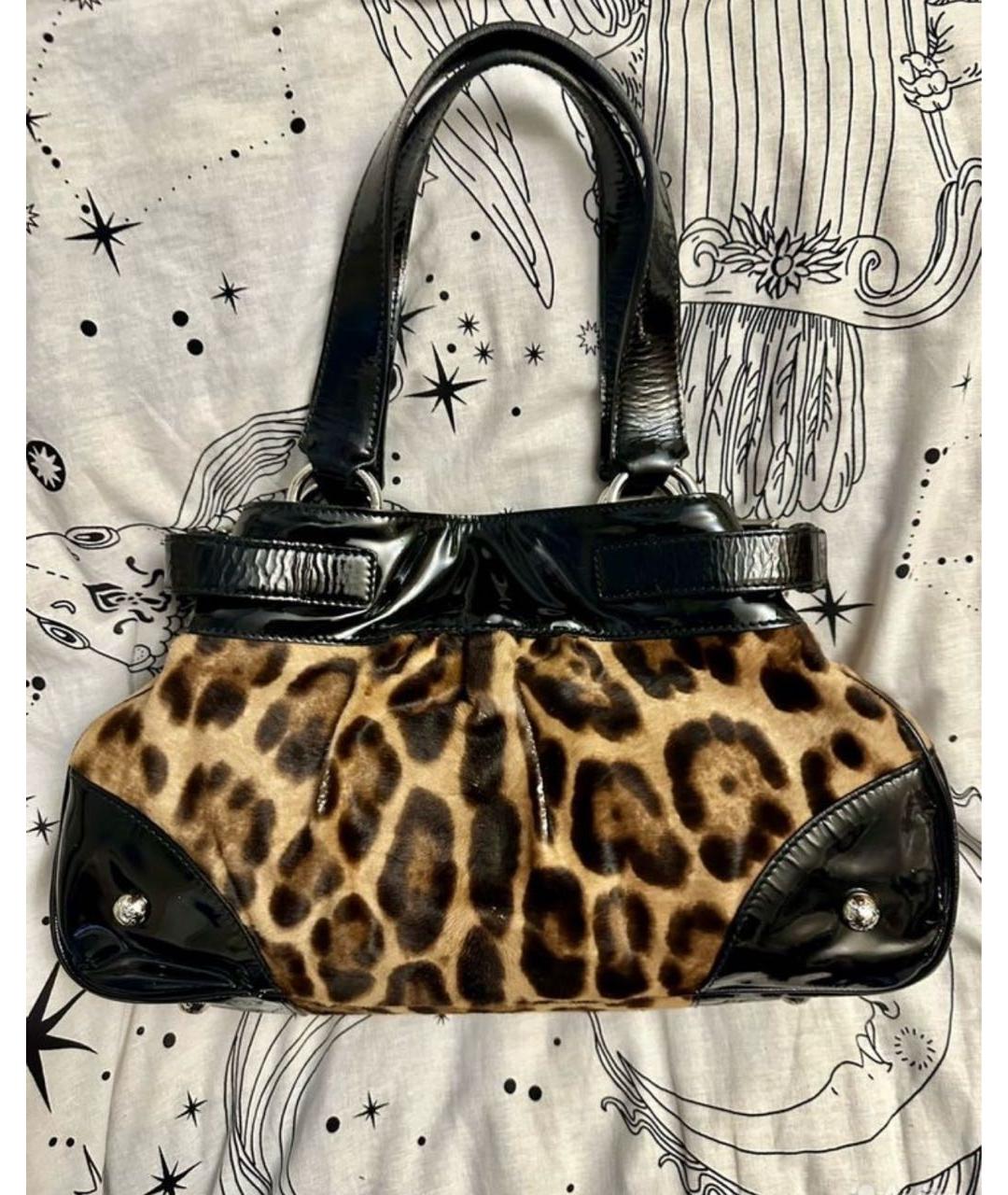 DOLCE&GABBANA Коричневая сумка с короткими ручками, фото 2
