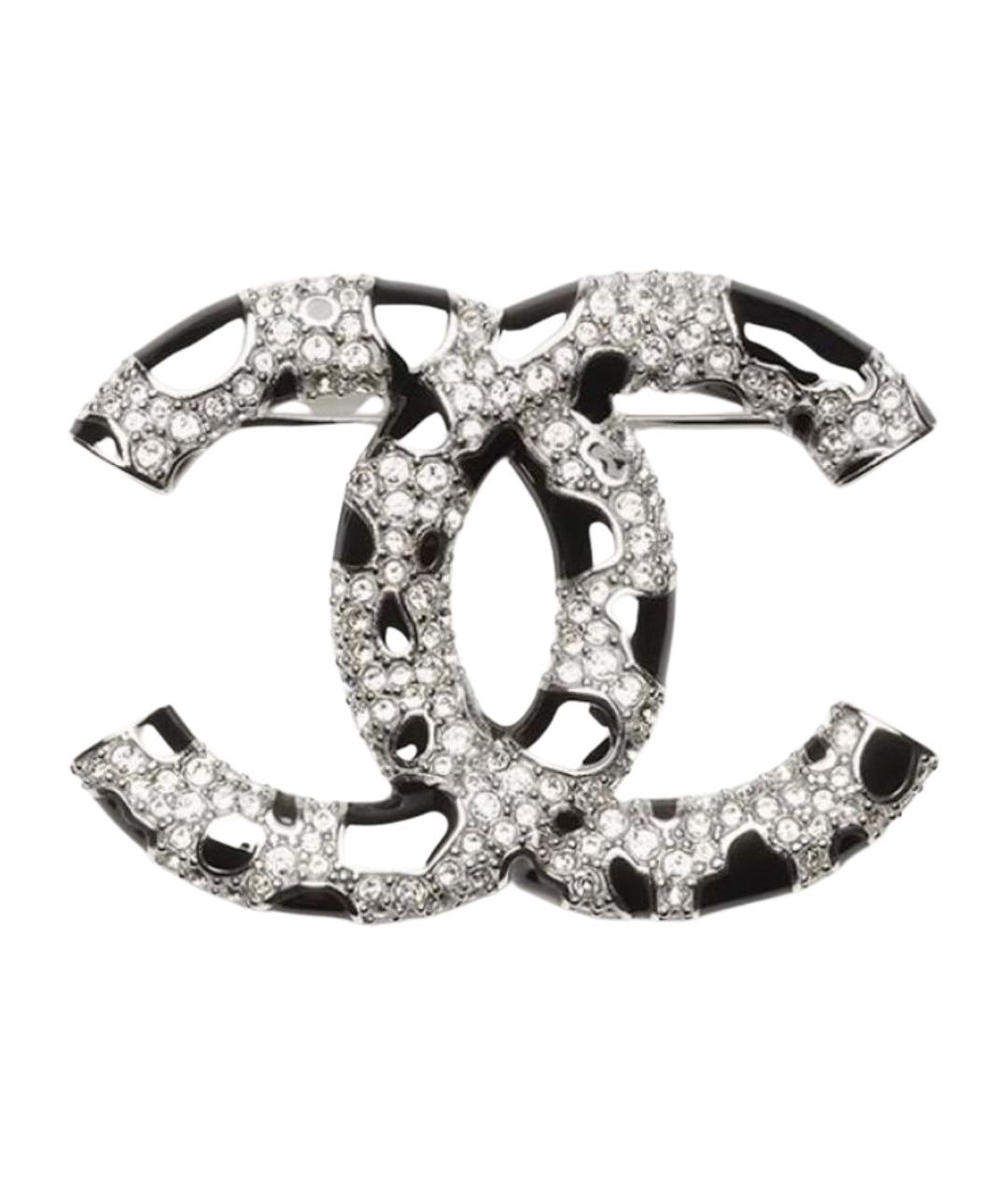 CHANEL Серебряная металлическая булавка / брошь, фото 1