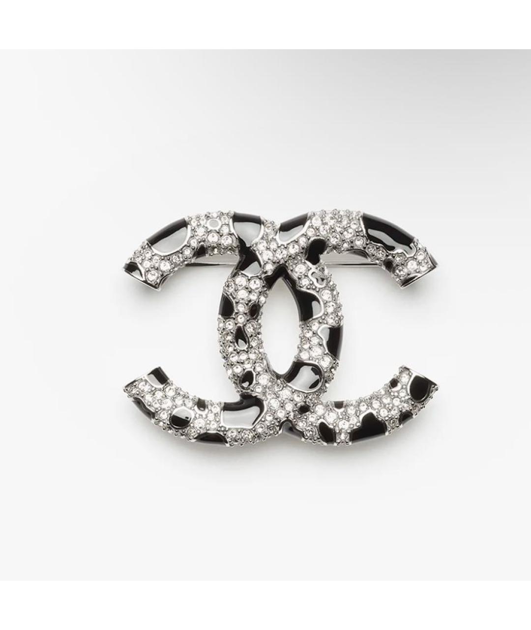 CHANEL Серебряная металлическая булавка / брошь, фото 6