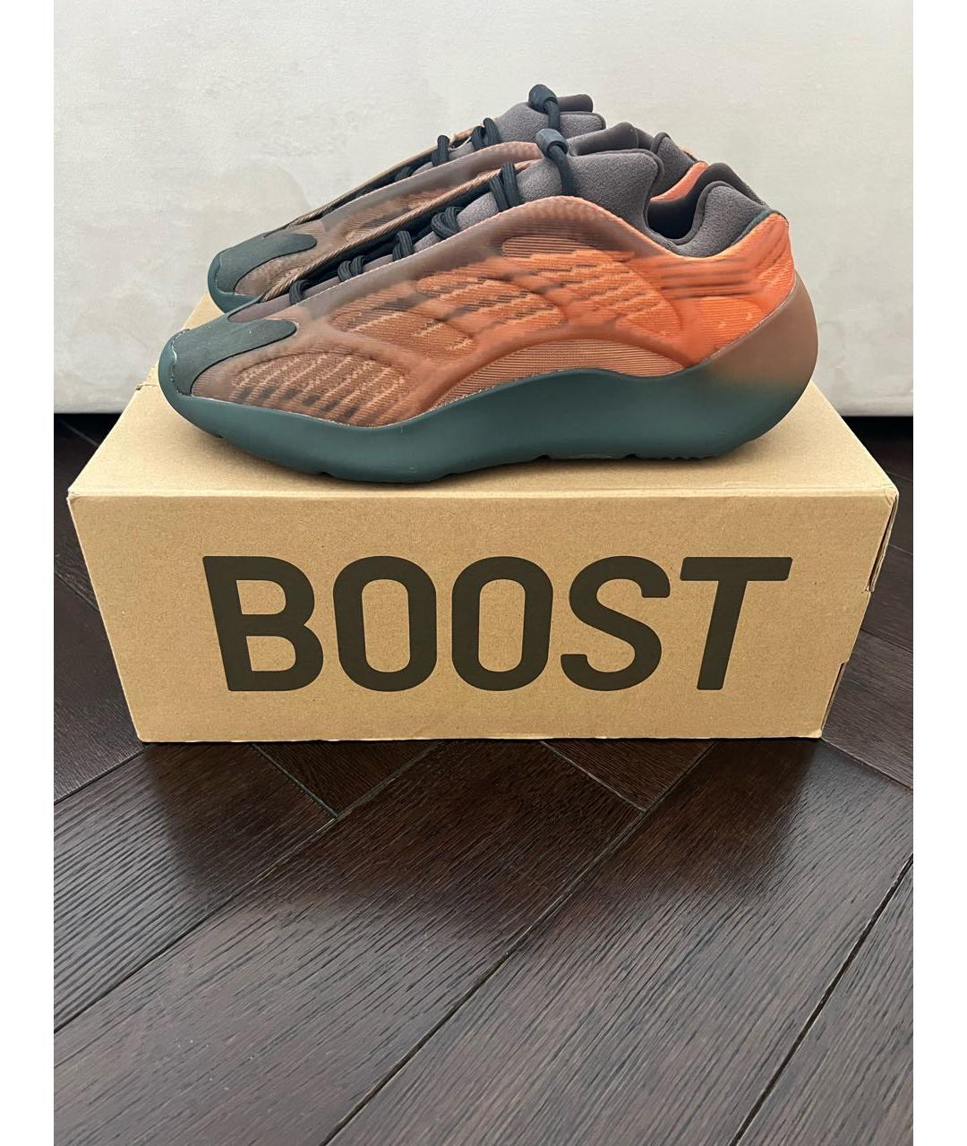 ADIDAS YEEZY Коричневые низкие кроссовки / кеды, фото 6