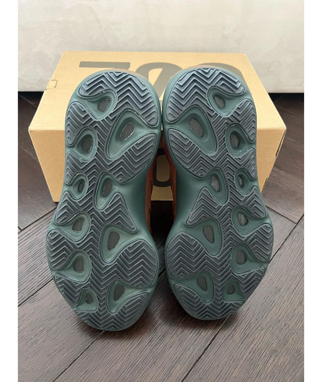 ADIDAS YEEZY Коричневые низкие кроссовки / кеды, фото 5