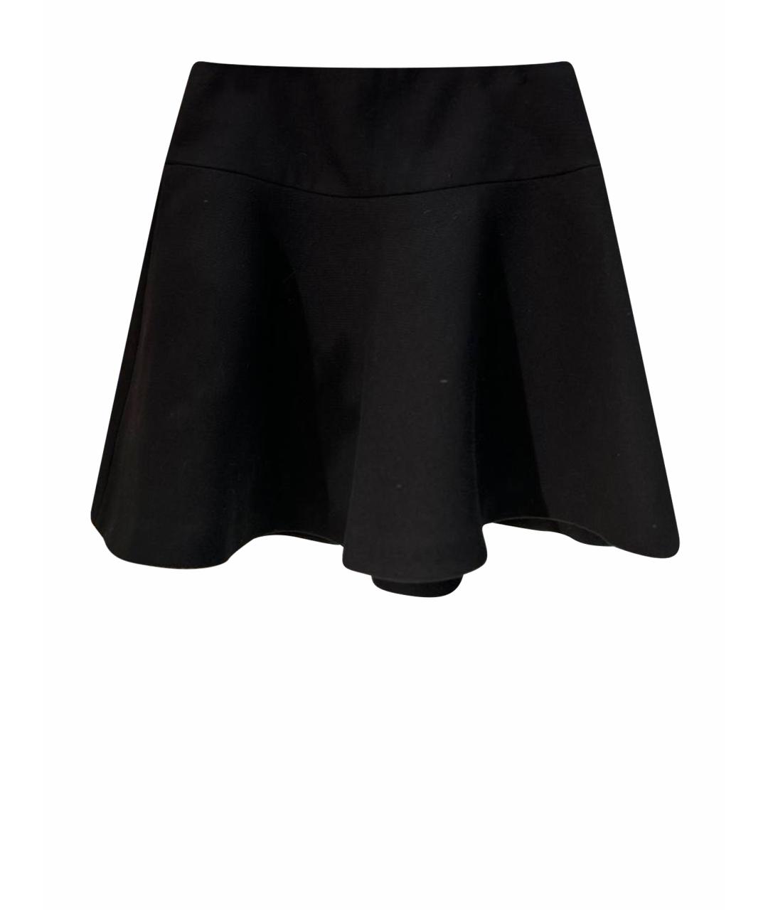 RED VALENTINO Черная юбка мини, фото 1