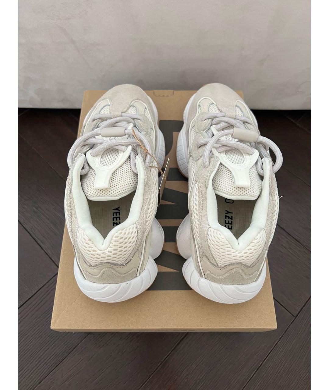 ADIDAS YEEZY Белые замшевые кроссовки, фото 2