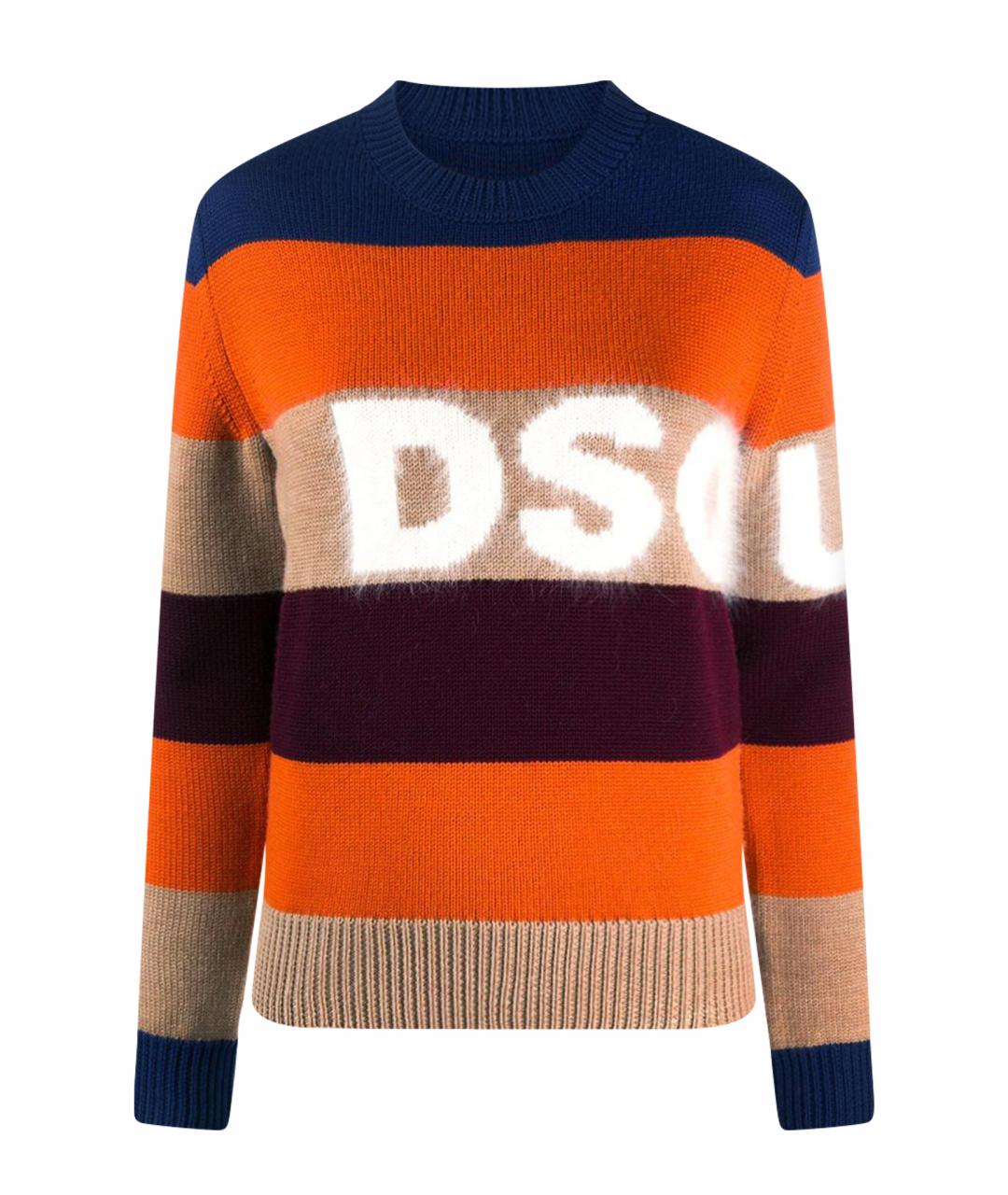 DSQUARED2 Мульти шерстяной джемпер / свитер, фото 1