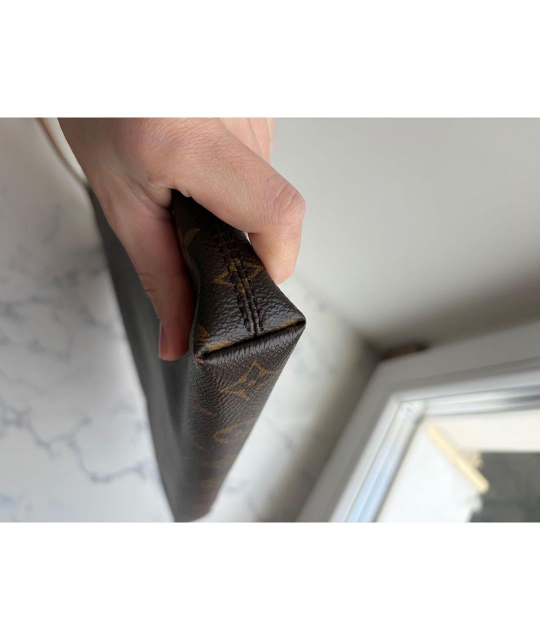 LOUIS VUITTON Коричневая сумка тоут, фото 6