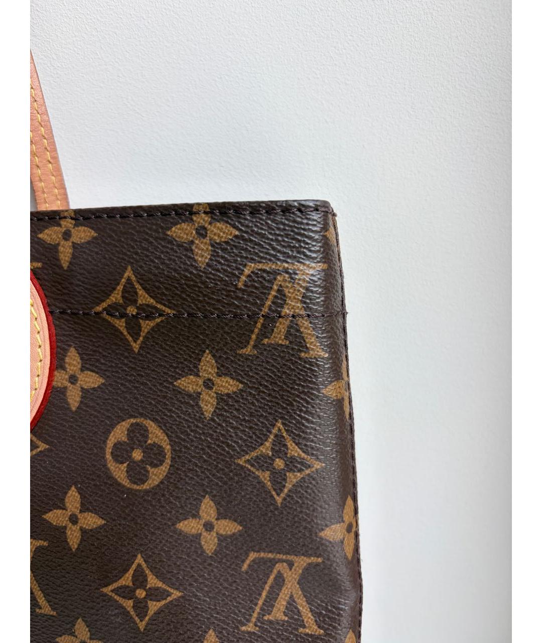 LOUIS VUITTON Коричневая сумка тоут, фото 4