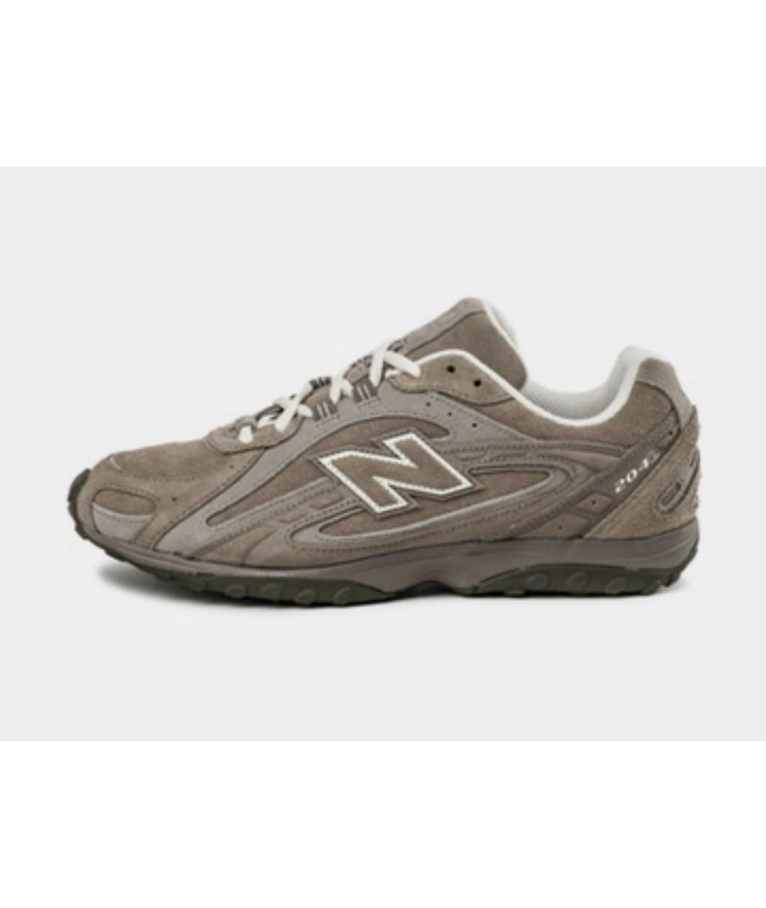 NEW BALANCE Бежевые замшевые низкие кроссовки / кеды, фото 9