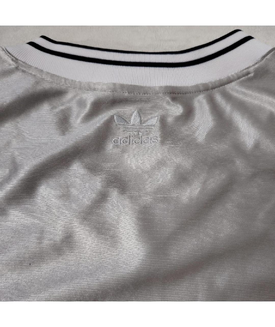 ADIDAS Серебряная полиэстеровая майка, фото 7