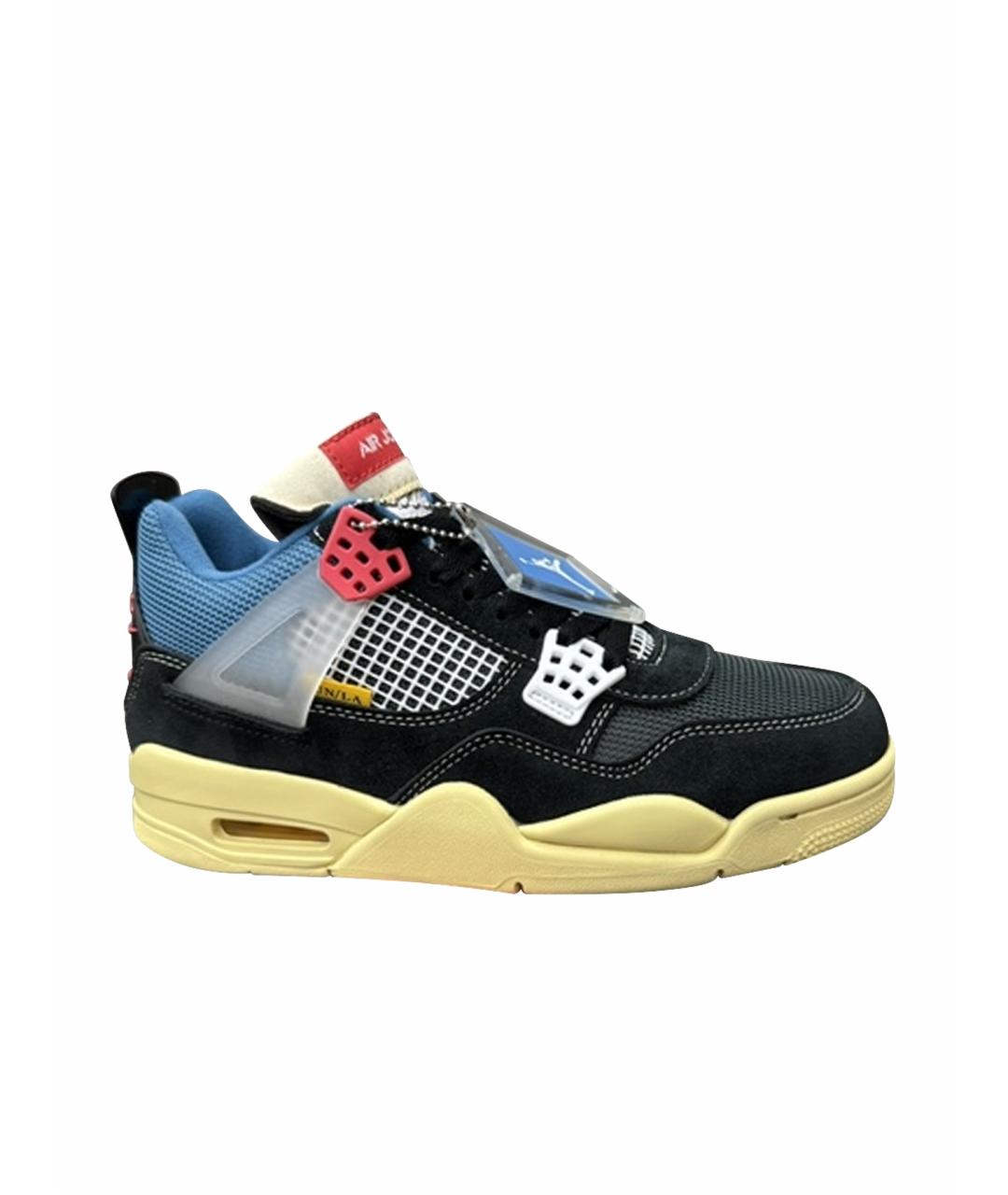 NIKE Черные замшевые высокие кроссовки / кеды, фото 1