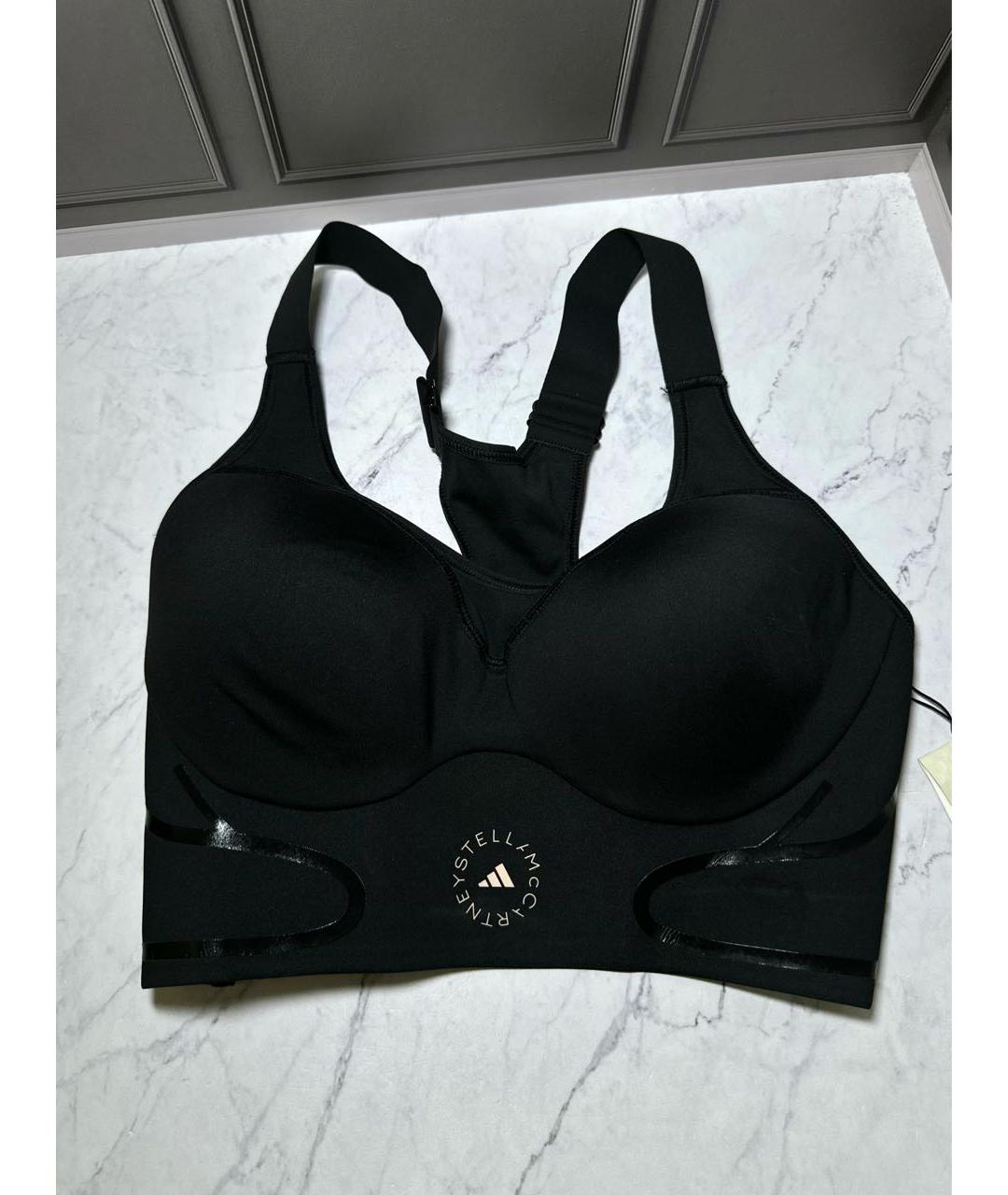 ADIDAS BY STELLA MCCARTNEY Черная майка, фото 3