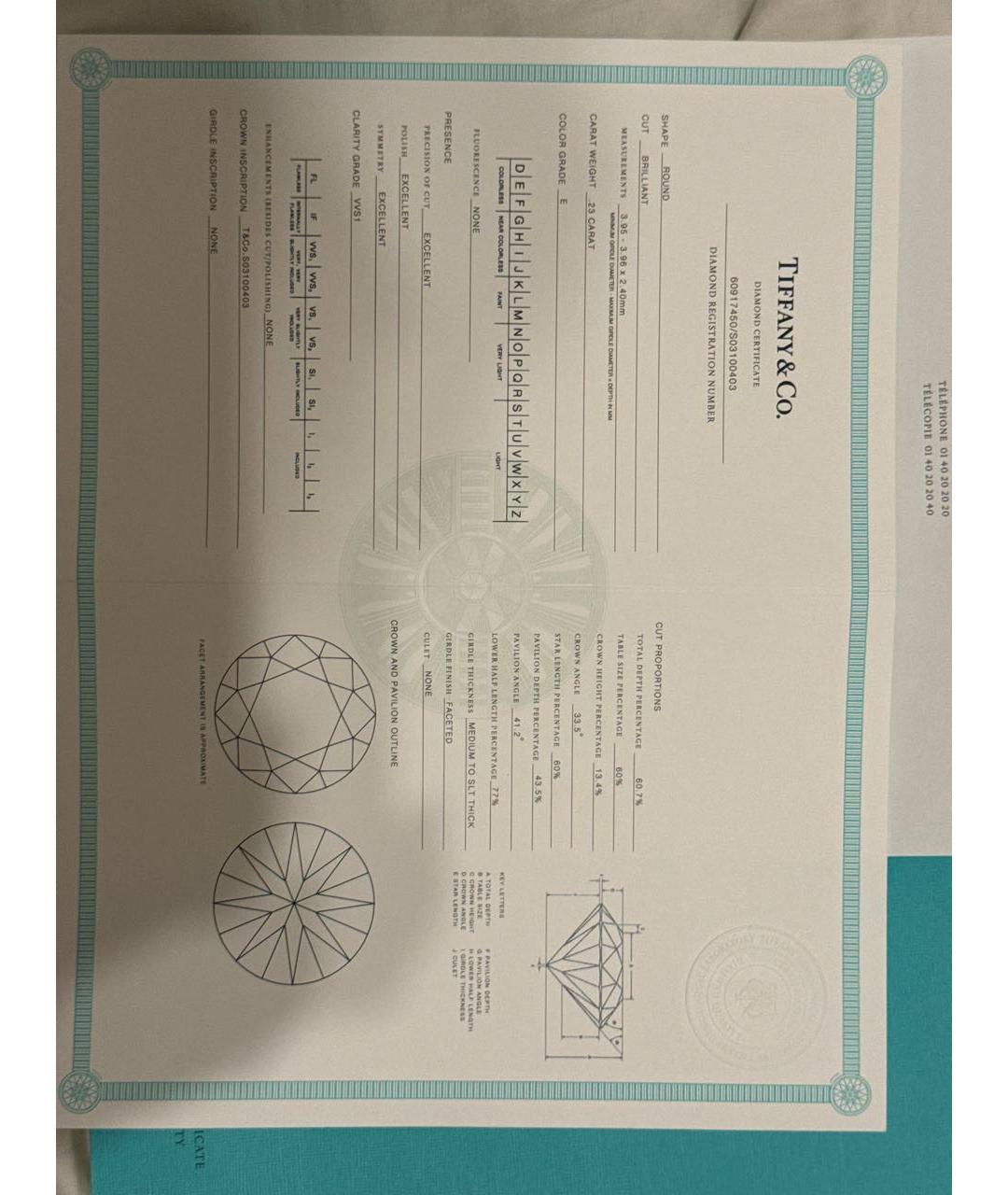 TIFFANY&CO Розовое кольцо из розового золота, фото 4