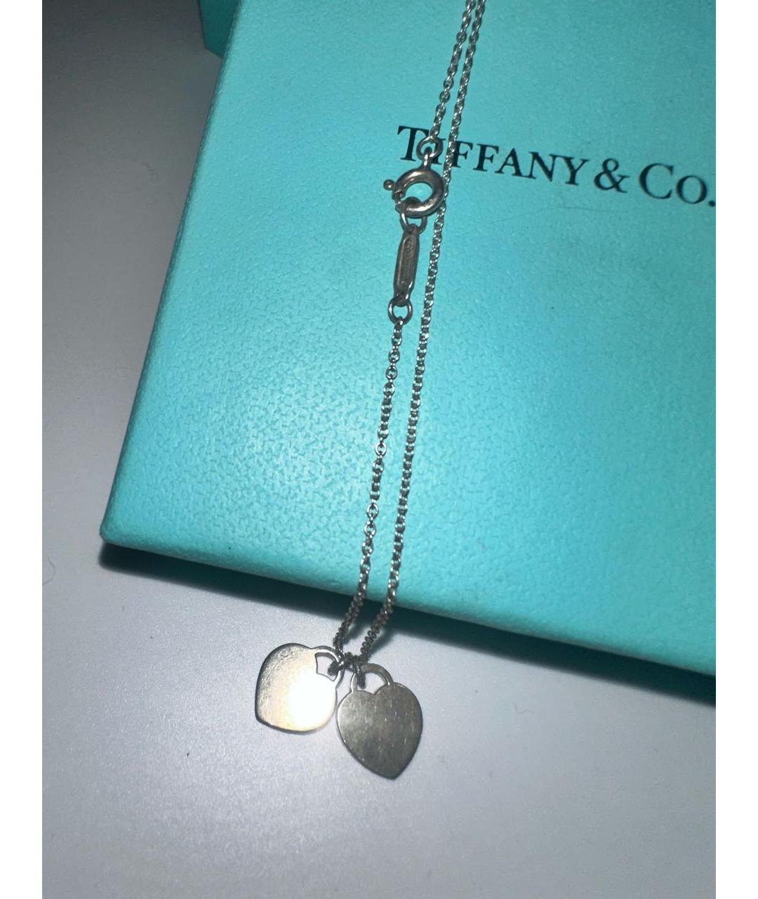 TIFFANY&CO Бирюзовая серебряная подвеска, фото 2