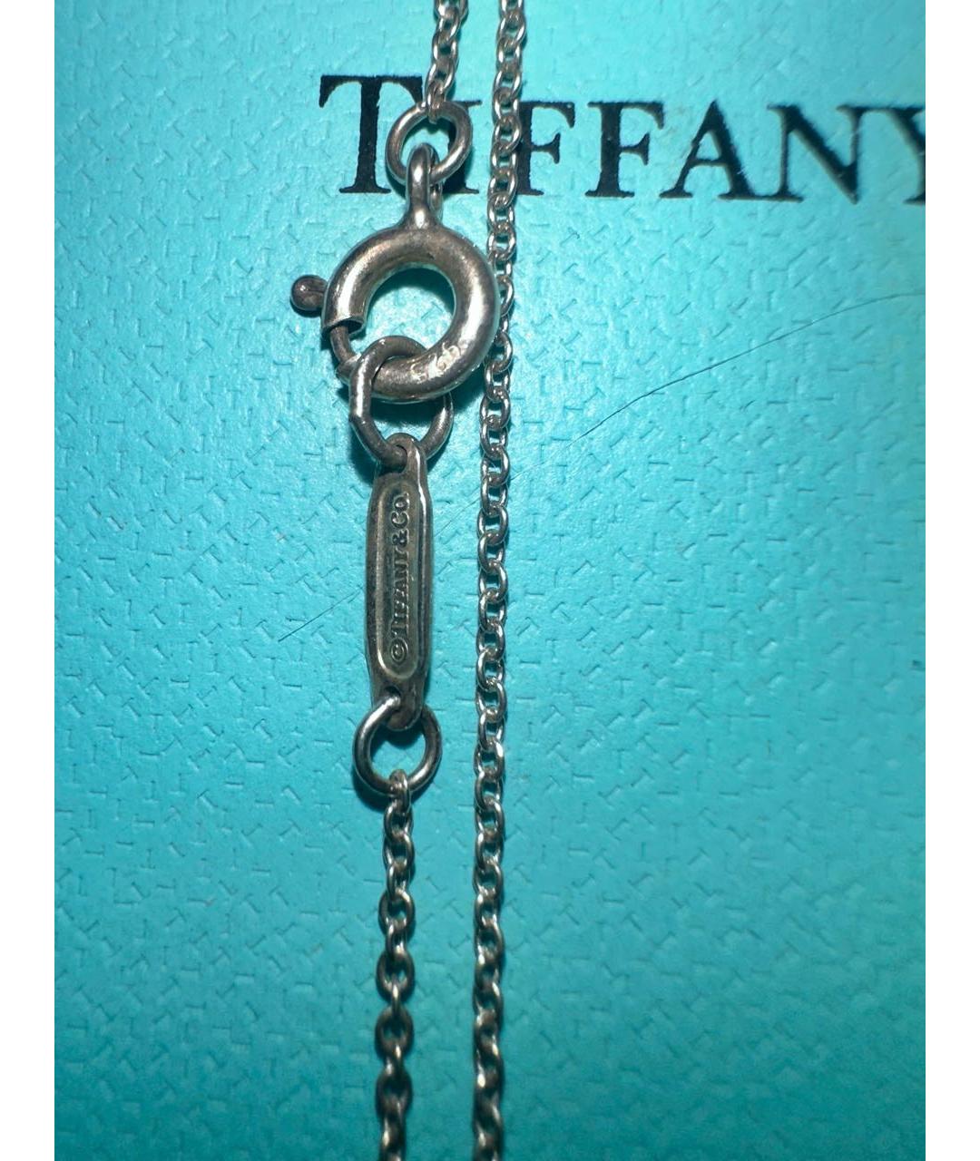 TIFFANY&CO Бирюзовая серебряная подвеска, фото 3