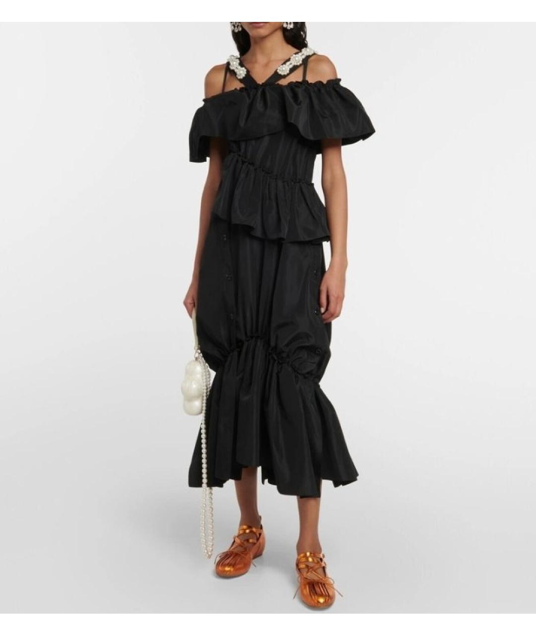 SIMONE ROCHA Оранжевые кожаные балетки, фото 5