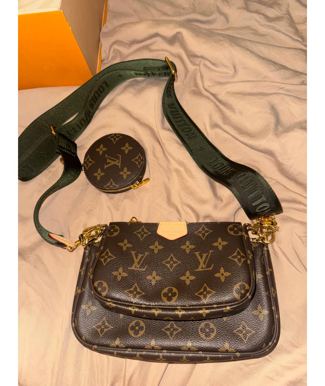 LOUIS VUITTON Коричневая сумка через плечо, фото 4