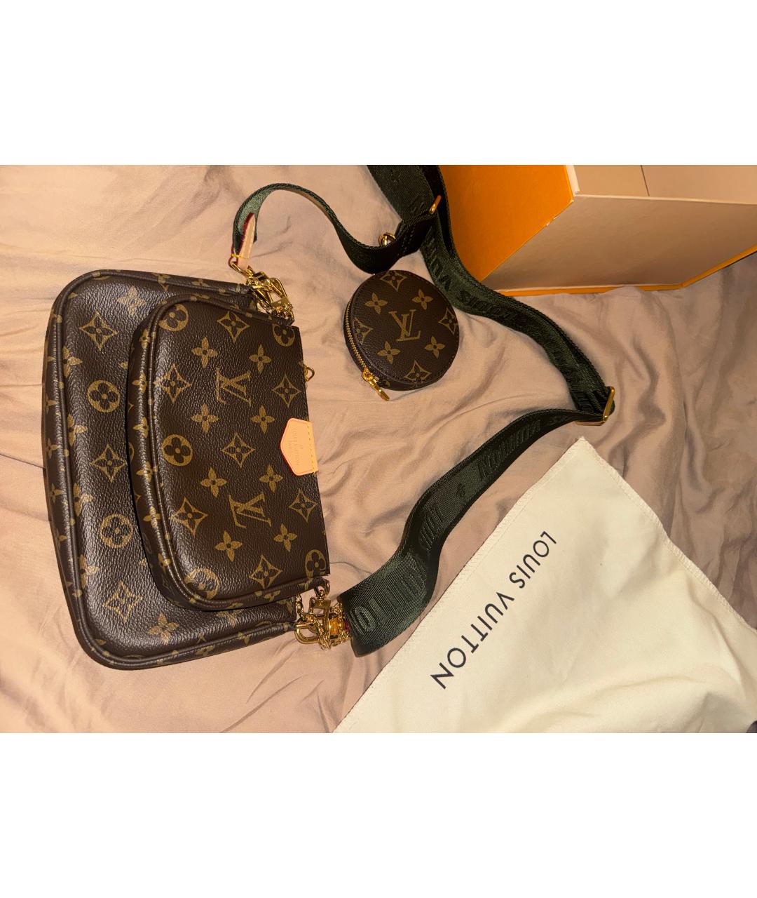 LOUIS VUITTON Коричневая сумка через плечо, фото 2